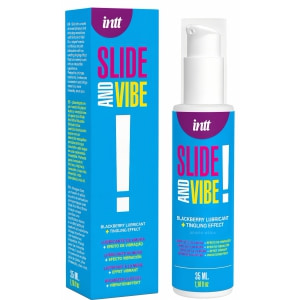 Intt Slide And Vibe, Lubrifiant Vibrant Mure Intt Slide And Vibe, Lubrifiant Vibrant Mure pe Sexlab.ro