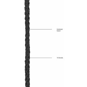 Japanese Rope 10m Negru