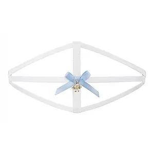 Jartieră Obsessive A760 Alb pe SexLab