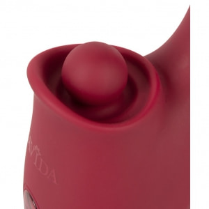 JAVIDA 3 Funcții — Vibrator cu împingere, 10 Moduri Roșu