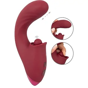 JAVIDA 3 Funcții — Vibrator cu împingere, 10 Moduri Roșu JAVIDA 3 Funcții — Vibrator cu împingere, 10 Moduri Roșu pe Sexlab.ro