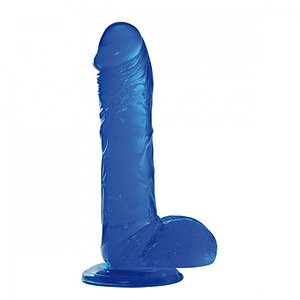 Jelly Real Albastru 25.5cm pe SexLab