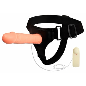 Cumpara Strap On Cu Vibrator Si Telecomanda Strap On Realist Din Pvc Cu Dildo Gol