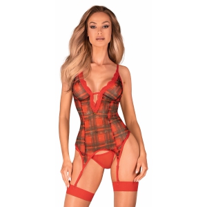 Set Lenjerie Seductiva Rosie Cu Chilot Inclus