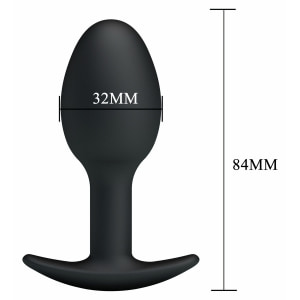 Jucărie Erotică Cu Bile Anale Silicon Negru