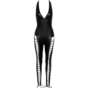 Jumpsuit Cottelli Collection Stylish Negru pe Sexlab.ro