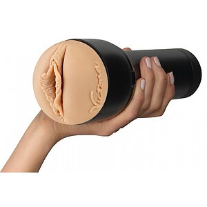 KIIROO Feel Victoria June — Stroker Discret 23,5 cm Negru