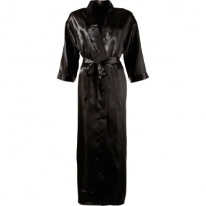Kimono Cottelli Collection Negru pe Sexlab.ro