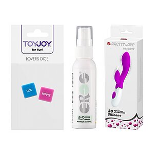 Kit Flacără între Așternuturi - Set Provocator 3în1 pe SexLab