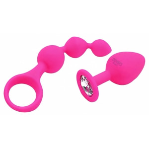 Jucarii Anale Pentru Incepatori Unisex Kit Jucarii Anale Barcelona Roz