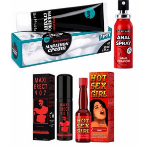 Kit Maraton: Putere, Dorință, Plăcere Intensă Kit Maraton: Putere, Dorință, Plăcere Intensă pe Sexlab.ro