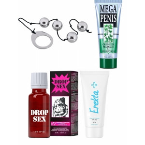 Kit Putere și Plăcere: Set Complet pentru El și Ea pe Sexlab.ro