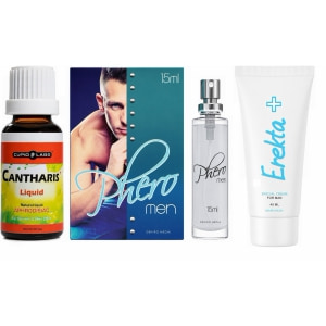 Kit Puterea Atracției: Pachet Intens pentru Noaptea Perfectă Kit Puterea Atracției: Pachet Intens pentru Noaptea Perfectă pe Sexlab.ro