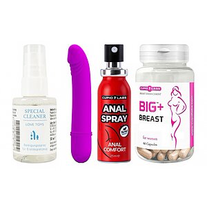 Kit Seducător: Volum, Confort Anal și Vibrații pe SexLab