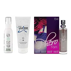 Kit Seducție Intensă: Atracție, Alunecare, Igienă pe SexLab