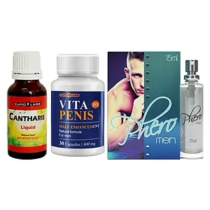 Kit Virilitate: Mărime, Dorință și Atracție Irezistibilă Kit Virilitate: Mărime, Dorință și Atracție Irezistibilă pe SexLab