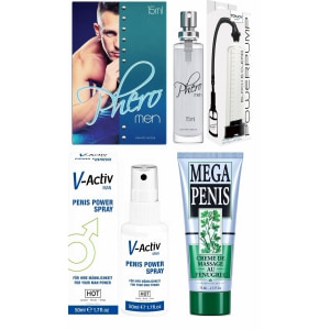 Kit Virilitate Totală: Putere, Mărire și Atracție Kit Virilitate Totală: Putere, Mărire și Atracție pe Sexlab.ro