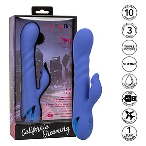 Vibrator Rabbit L.A Love Albastru Reîncărcabil