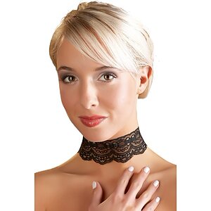 Lace Necklace Cottelli Collection Negru pe SexLab