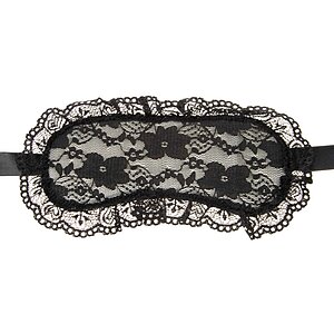 Mască Din Dantelă Leg Avenue Negru pe SexLab