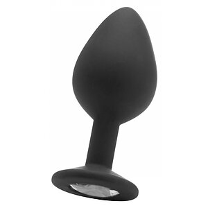 Large Diamond Anal Plug Negru Large Diamond Anal Plug Negru pe Sexlab.ro