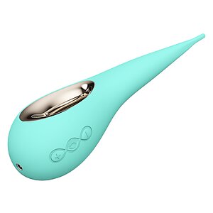 LELO Dot — Stimulator Clitoridian, 8 Moduri, Reîncărcabil Albastru