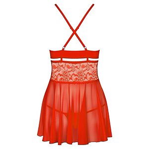 Lenjerie Babydoll Obsessive 838-BAB Roșu L-XL