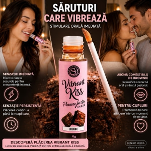 Lip Gloss Vibrant Kiss Brownie 6g