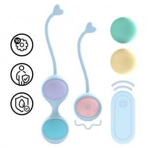 Set Bile Kegel Cu 5 Greutati Antrenament Pelvic Pentru Reducere Incontinenta Usoara