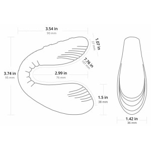 Vibrator Ajustabil Lovense Dolce Dual Roz