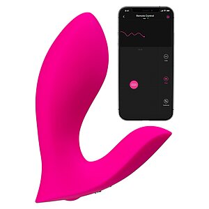 Lovense Flexer Insertable Dual Panty Vibrator Roz pe SexLab