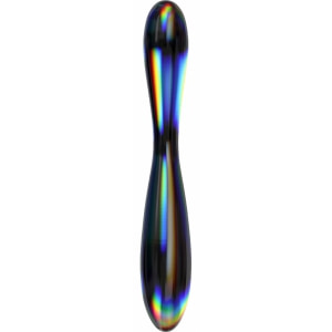 Lovetoy Double Delight - Jucărie Dublă Din Sticlă 23,2 cm Transparent