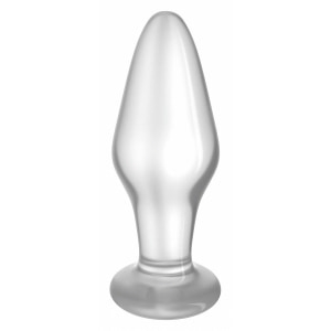 Lovetoy Glass Romance Dop Anal Din Sticlă Transparent 12 cm pe Sexlab.ro