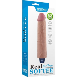 Lovetoy Real Softee 9.5 - Vibrator Reîncărcabil, 10 Moduri