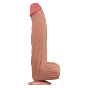 Lovetoy Realist TPE Dublu Strat 31 cm – Ventuză Puternică pe Sexlab.ro