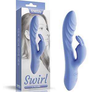 Vibrator Silicon Lovetoy Swirl Reincarcabil Usb