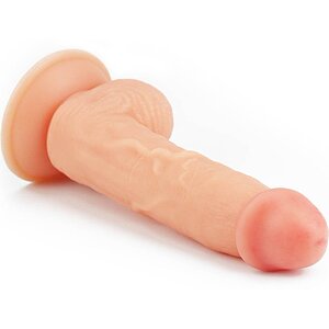 Lovetoy Ultra Soft Dude Dildo Realist 20 cm cu Ventuză pe SexLab