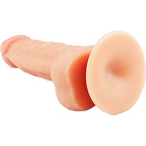Lovetoy Ultra Soft Dude Dildo Realist 20 cm cu Ventuză