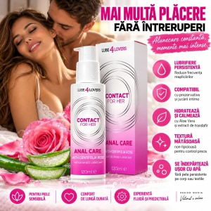 Lubrifiant Anal Care cu Extract de Trandafir 120 ml