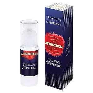 Lubrifiant Attraction Champagne Strawberry pe SexLab