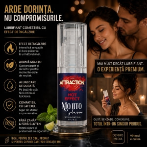 Lubrifiant Attraction Heat Mojito 50ml