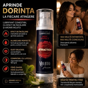 Lubrifiant Attraction Heat Mojito 50ml