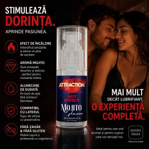 Lubrifiant Attraction Heat Mojito 50ml
