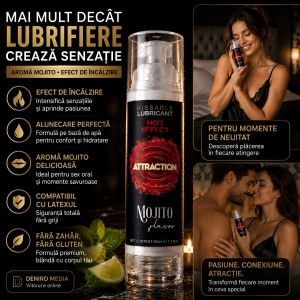 Lubrifiant Attraction Heat Mojito 50ml