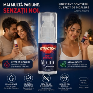 Lubrifiant Attraction Heat Mojito 50ml