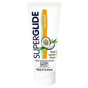 Lubrifiant Comestibil HOT Superglide Cocos pe SexLab
