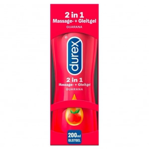 Lubrifiant Durex Play 2 în 1 Massage Guarana 200ml
