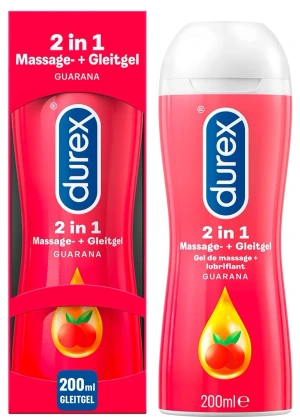 Lubrifiant Durex Play 2 în 1 Massage Guarana pe Sexlab.ro