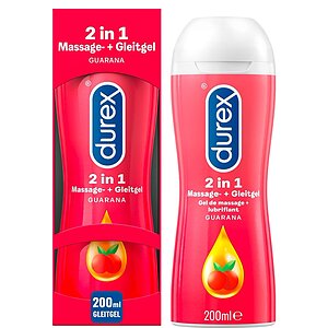 Lubrifiant Durex Play 2 in 1 Massage Guarana pe SexLab