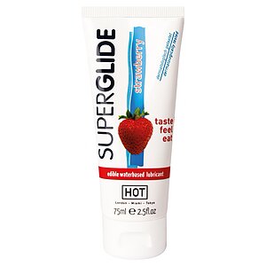 Lubrifiant Hot Superglide Capsuni pe SexLab